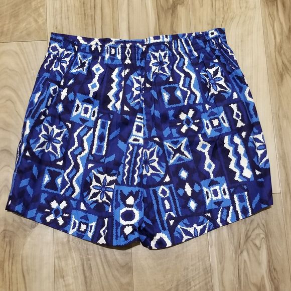 Vintage 60s 70s Paradise Hawaii All Over Print Swim Shorts Surf Trunks Lined M - Picture 5 of 16